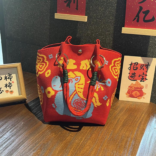 新年必备【马年手提招财包】新的一年，必备好运连连 商品图4
