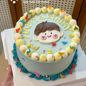 男孩手绘（翻糖提前2天预定）