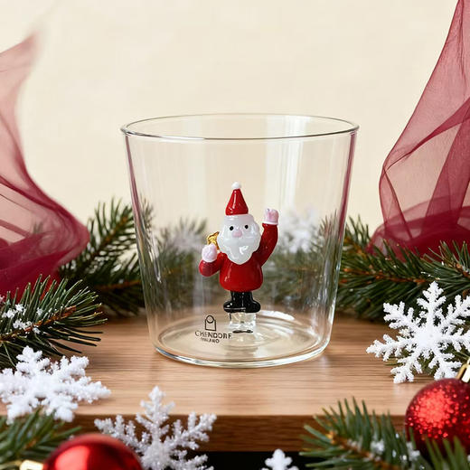 ichendorf 圣诞合集系列 意大利手工玻璃水杯平口杯手握杯马克杯 商品图5