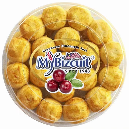 麦比客蔓越莓味菠萝酥250g 商品图0