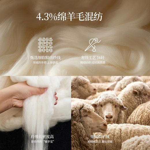 【12/17新品】熙世界绿色娃娃领麻花毛衣开衫女秋冬氛围感立体钩花厚款针织外套 商品图2