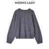 NORNS LADY诺恩 羊毛圆领针织开衫女宽松慵懒风外套 H25SK09906-12.16直播 商品缩略图2