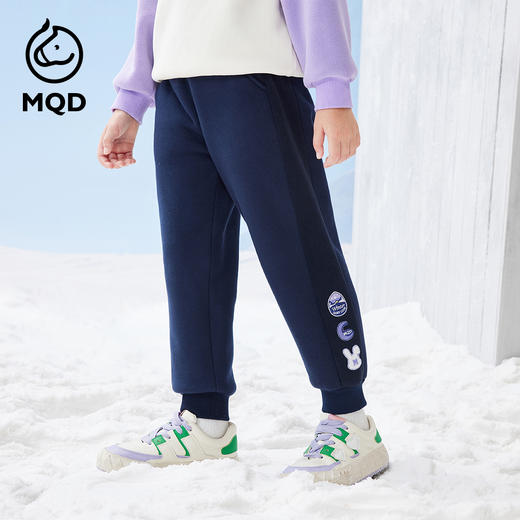 【秒】【MQD】女童冬季热暖绒保暖舒适趣味装饰针织裤 商品图3
