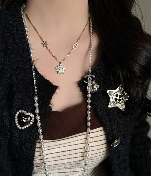 迪奥 满钻大小雏菊多配件项链(XJ) 商品图4