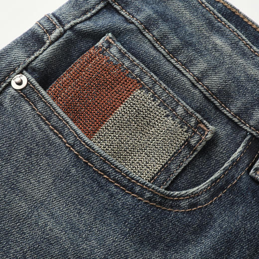 GXG男装25秋季日常通勤亲肤牛仔裤潮流休闲简约百搭男式锥形裤K&C 商品图9