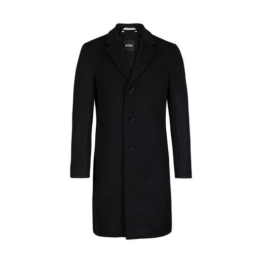 【超惠秒】BOSS 男士商务休闲 百搭羊毛羊绒大衣外套 12286 商品图0