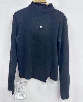 NC小高领开叉摆毛织打底衫50902（黑）冬季954010910321