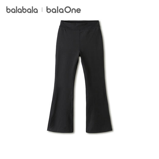 【balaOne】巴拉巴拉儿童打底裤女童裤子2026春款速干微喇瑜伽裤 商品图4