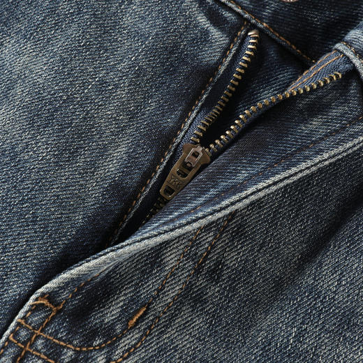 GXG男装25秋季时尚百搭休闲简约五袋款日常通勤男式直筒牛仔裤K&C 商品图10