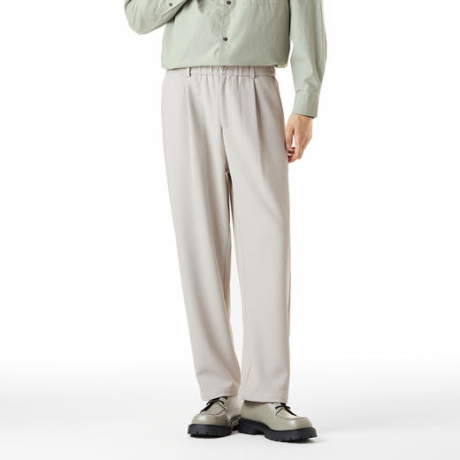 GXG男装【防风耐磨】秋冬弹力松紧舒适百搭通勤直筒男式休闲裤K&C 商品图8