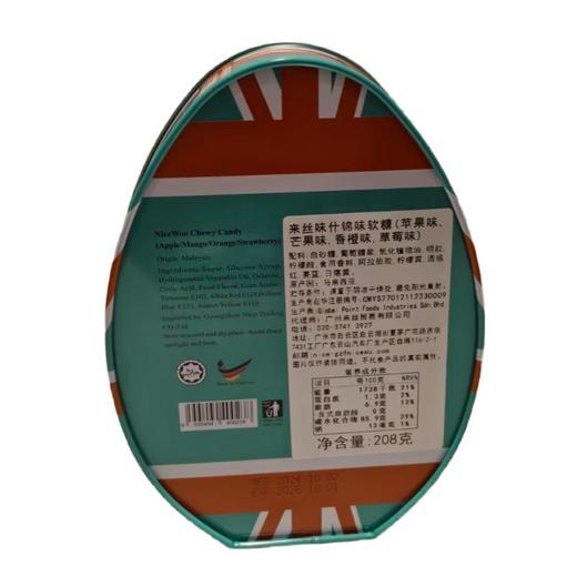 来丝味什锦味软糖 208g/盒 商品图1