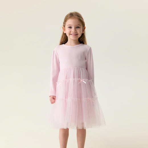 马克珍妮蓬蓬灵动女童甜美网纱裙 宝宝裙子连衣裙春装新款560135 商品图1