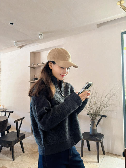 圈圈羊毛开衫｜550g 重磅暖感，显瘦天hua板 商品图6