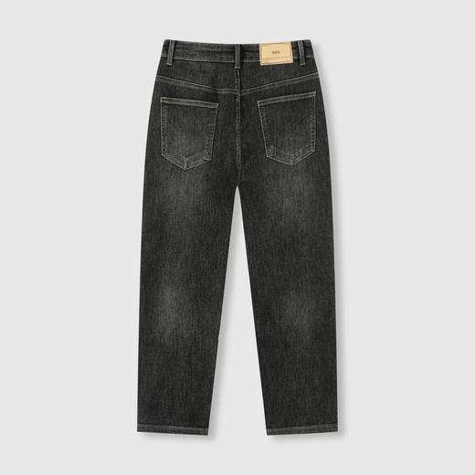 GXG男装25秋季复古简约经典日常通勤牛仔裤舒适亲肤男式直筒裤K&C 商品图6