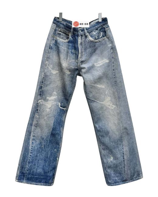 男款3D印花牛仔裤长裤la001 商品图0