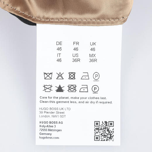 【超惠秒】BOSS 男士商务休闲 百搭羊毛羊绒大衣外套 12286 商品图7