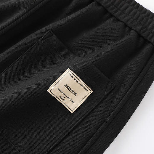 GXG男装25春季舒适时尚抽绳百搭休闲束脚拼接长裤K&C 商品图7