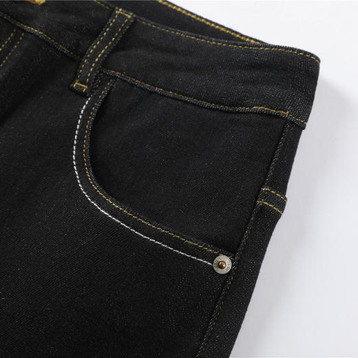 GXG男装【不易褪色】春季日常简约直筒裤时尚舒适弹力男式牛仔裤K&C 商品图7