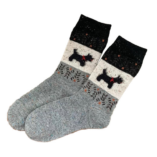 鹿鹿推荐·【可爱小狗】3对秋冬保暖毛绒小狗中筒袜【贴身衣物不退换】
 商品图2