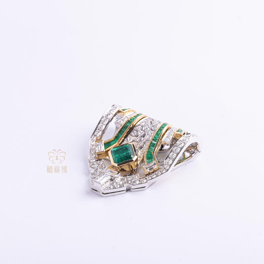 【荣耀】祖母绿夹扣胸针   XZ12403012 商品图4