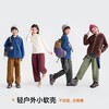 咕噜日记儿童直筒软壳登山裤2025冬季男童加绒长裤女童户外休闲裤PDK2525 商品缩略图1