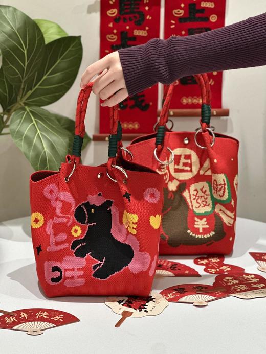 新年必备【马年手提招财包】新的一年，必备好运连连 商品图0