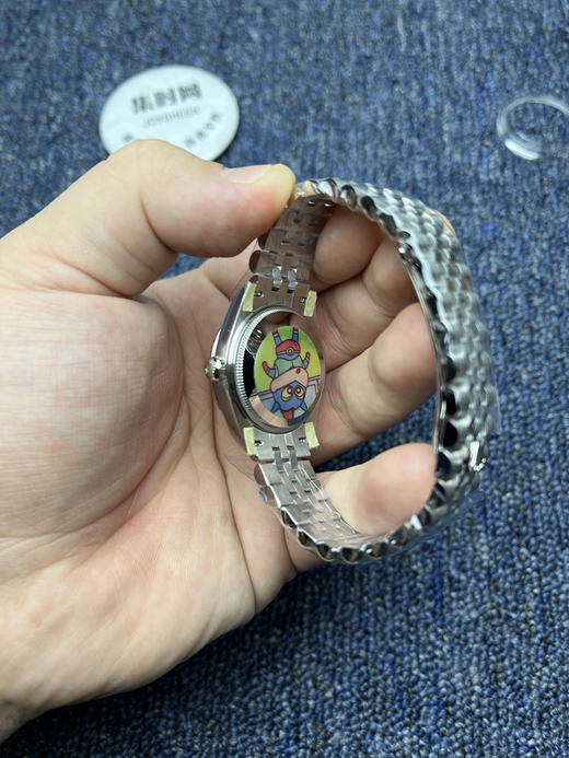 细节决定成败—新款劳力士 ARF日志型系列31mm ARF日志31女款 蚝式日志型 粉盘钻面 女士腕表 商品图5