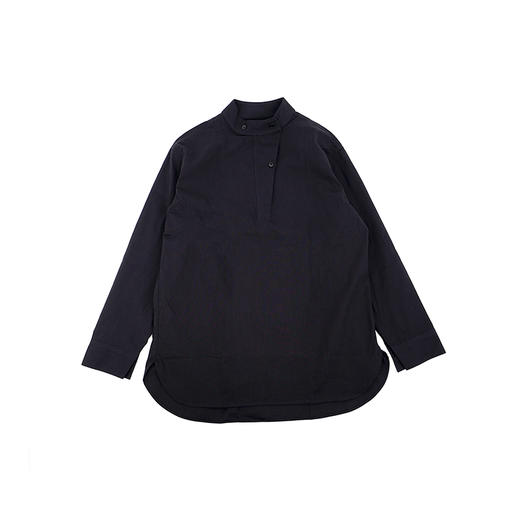 STUDIO NICHOLSON HALF PLACKET GRANDAD COLLAR女装立领垂坠衬衫 商品图0