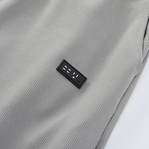 GXG男装25夏季舒适松紧腰系绳直筒裤纯色百搭薄款垂顺男式休闲裤K&C 商品图8