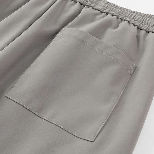 GXG男装25秋季时尚松紧腰系绳简约纯色日常通勤男式束脚休闲裤K&C 商品图7