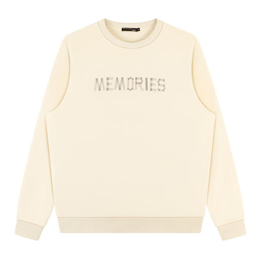 GXG男装秋季简约字母印花男士圆领百搭长袖卫衣K&C 商品图4