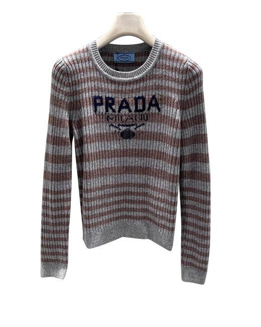 女款提花条纹针织衫毛衣hu020 商品图0