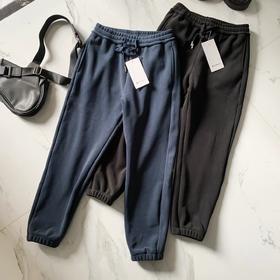 D121532秋冬新款情侣休闲运动抓绒卫裤束口裤休闲裤