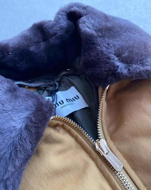 D121534重磅字母拉链皮毛一体羽绒服外套男女情侣款 商品图10