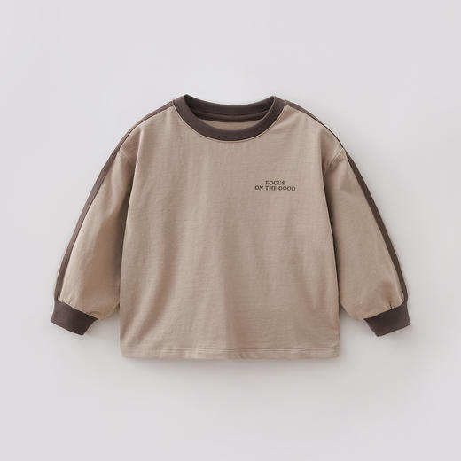 马克珍妮美式日记男童亲肤长袖T恤 宝宝纯棉上衣春装新款560016 商品图3