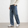 GXG男装25秋季简约复古舒适有型日常通勤直筒休闲男式牛仔长裤子K&C 商品缩略图2