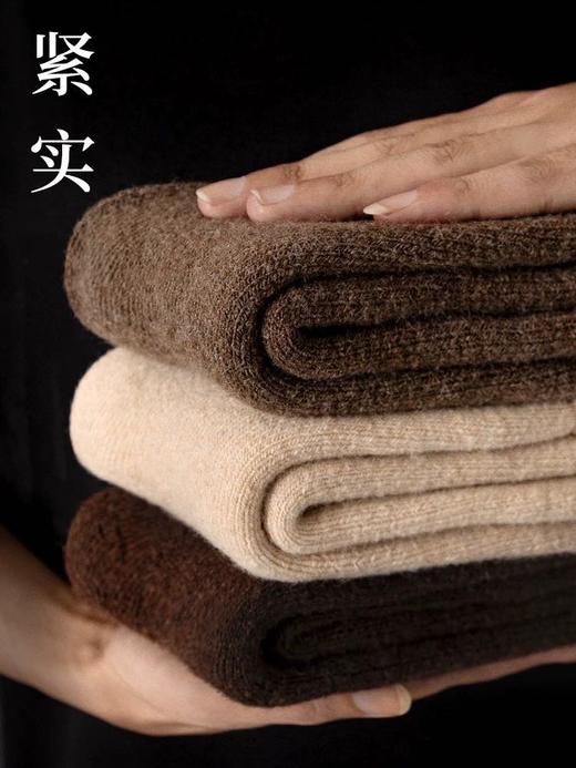 【多妈团购 小同博士羊毛加厚袜10双】寒冬必备，全家人都不用担心会冻脚啦！7A级消臭抗起球 暖羊绒袜材质，加厚款！软糯糯的，贼暖和，弹力大，买来全家一起穿-特购汇 商品图5