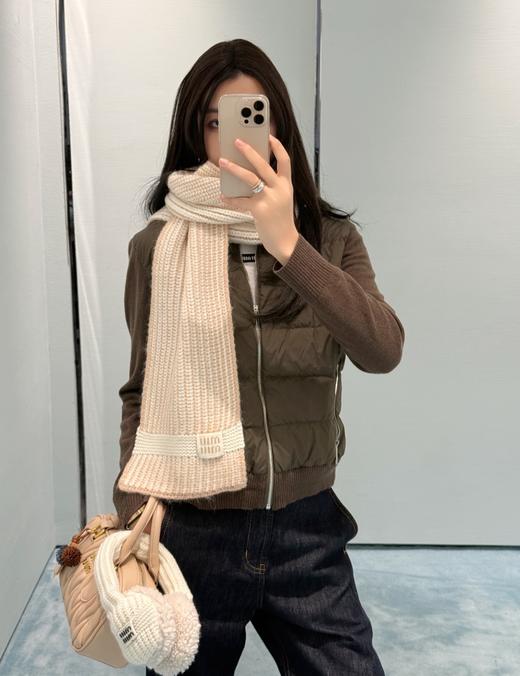 女款羊绒针织拼接羽绒服zo017 商品图3