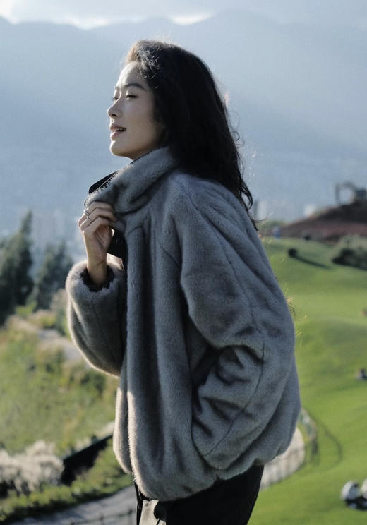 edition两穿毛领派克服外套121506 商品图2