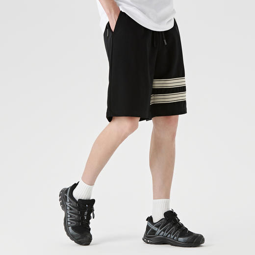 GXG男装【撞色条纹】夏季薄款运动休闲短裤男士五分直筒裤K&C 商品图4