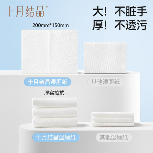 【99元10件】宝宝湿厕纸0刺激益生菌抑菌家庭实惠装孕产妇私处擦屁屁 商品图5