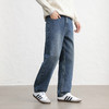 GXG男装25秋季简约复古舒适有型日常通勤直筒休闲男式牛仔长裤子K&C 商品缩略图3