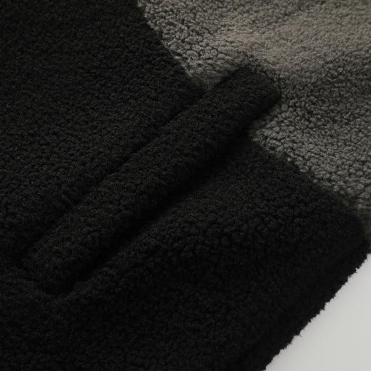 GXG男装25冬季时尚潮流撞色拼接保暖防风羊羔绒立领男式休闲夹克K&C 商品图5