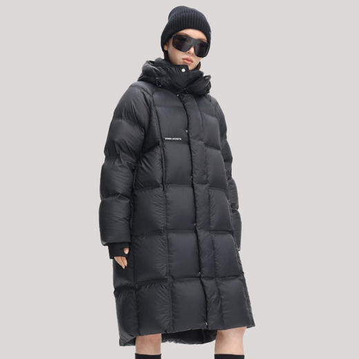 【19060】黑金系列女士长款羽绒服 商品图6