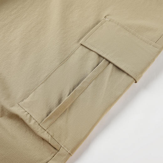 GXG男装【凉感透气】25春季户外防水防晒工装大口袋男式伞兵裤K&C 商品图13