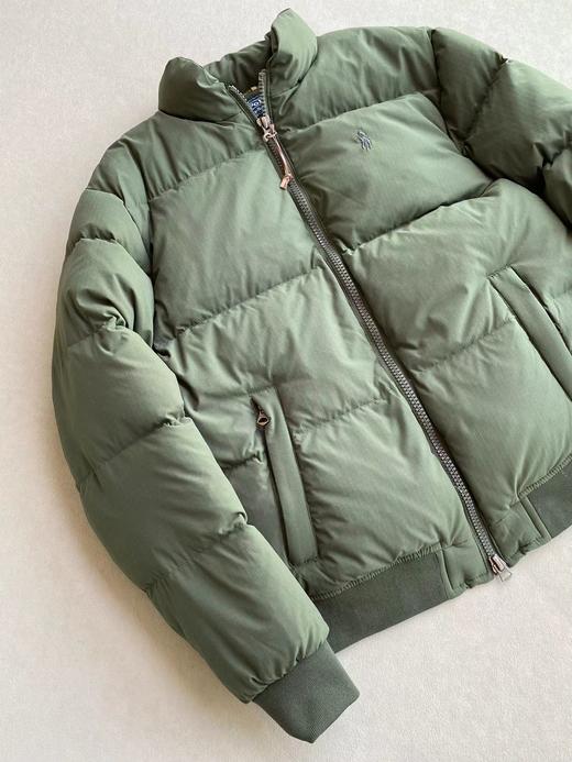 D121535秋冬新款刺绣小马图案拉链长袖立领纯色羽绒服 商品图6