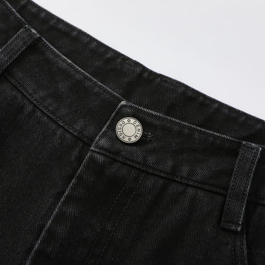 GXG男装25秋季日常通勤简约白色复古水洗直筒休闲男式牛仔长裤K&C 商品图7