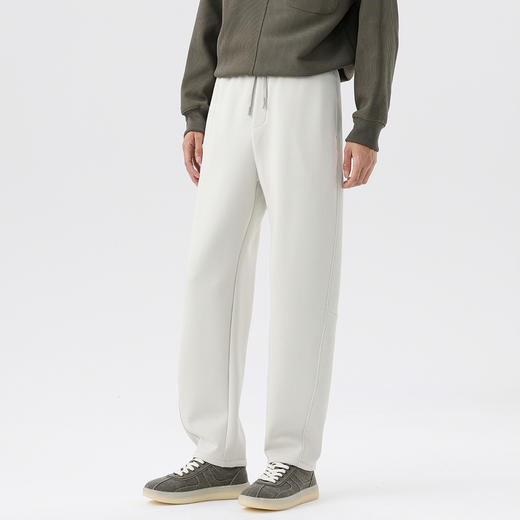 GXG男装【含莫代尔】25秋季时尚松紧腰亲肤舒适男式直筒休闲裤K&C 商品图5