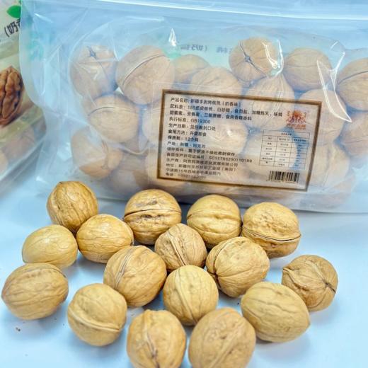 新疆手剥烤核桃（奶香味）500g 商品图2