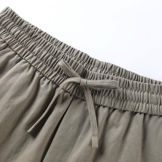 GXG男装25秋季时尚松紧腰系绳休闲裤宽松舒适日常通勤男式直筒裤K&C 商品图8